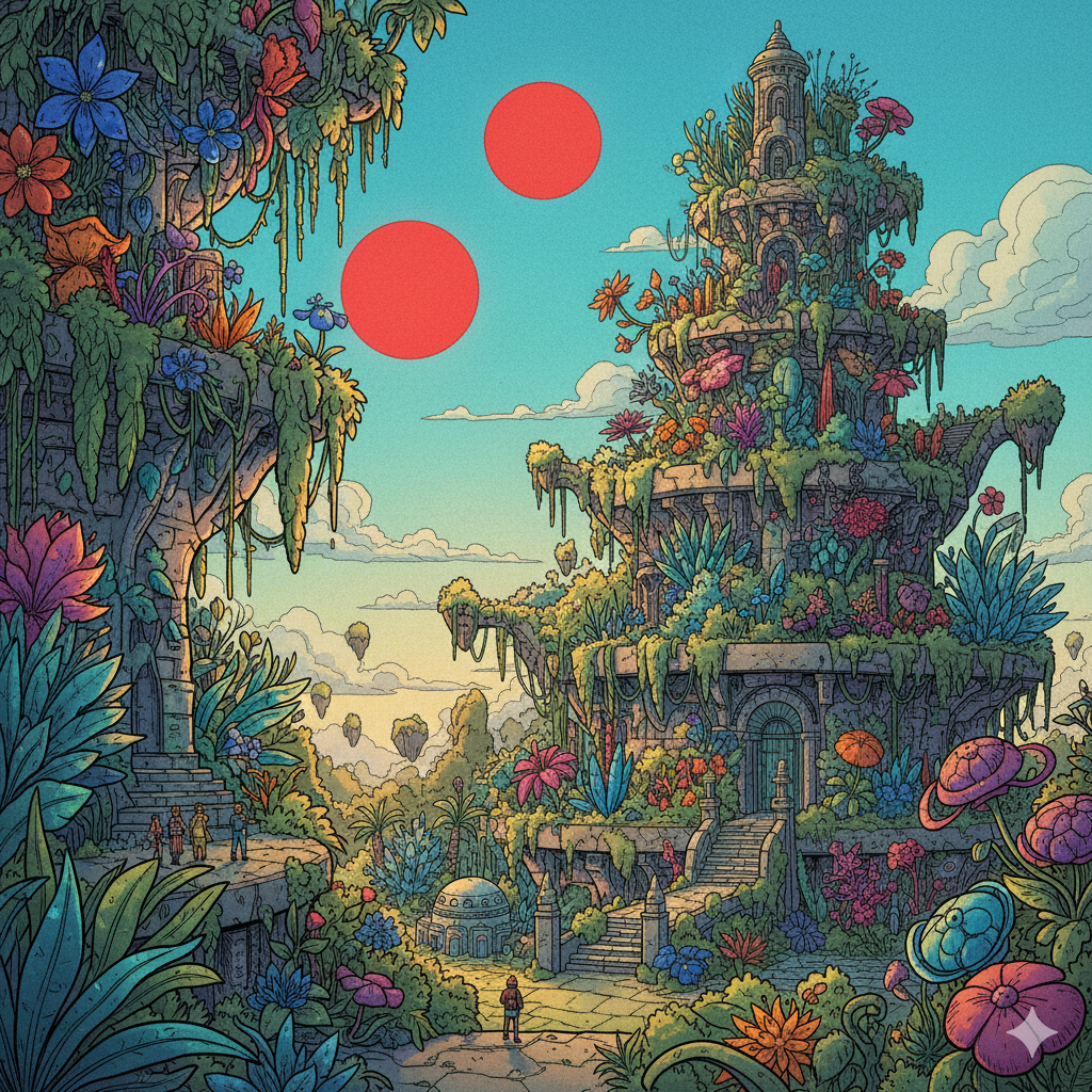 Ilustración de una parte de Galifrey